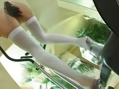 Blonde gratis porno amateur Reife mit cremigen pussy