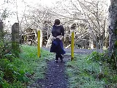 Französisch FKK-Strand Cap d'Agde gespreizten Beinen Finger Muschi