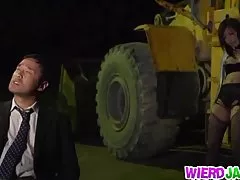 Keile weiber blonde auf dem boden